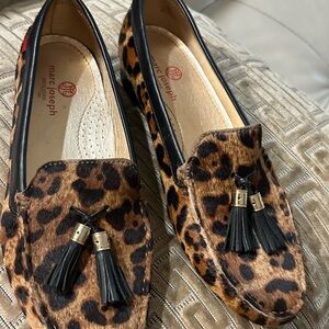 Leopard loafers by marc joseph